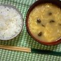 Reina6's cooksnap of when they made ♥小ねぎとしめじのかき玉味噌汁♥.