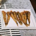 yuhima's cooksnap of when they made メヒカリのから揚げ.