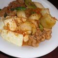 ユハラ's cooksnap of when they made おもてなし♪豚キムチポックムお豆腐添え.