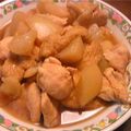 すみれ畑's cooksnap of when they made かぶ・あげ・鶏肉の煮物.