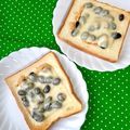 ふたごゆき's cooksnap of when they made 黒豆ときな粉のチーズトースト.
