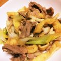 ☆さちぽん☆'s cooksnap of when they made 薄上げと豚肉でバターしょうゆ炒め.