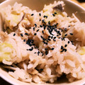 ろーりー's cooksnap of when they made 秋の味！さつま芋とおあげの混ぜご飯.