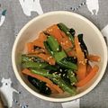 うさちゃ＊'s cooksnap of when they made 小松菜と人参の生姜醤油和え☆.