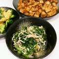 Ruri03's cooksnap of when they made 春菊とエノキのお浸し.