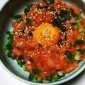 naomidon's cooksnap of when they made アオリイカのユッケ.