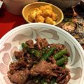 ももいろふらみんご's cooksnap of when they made 牛肉とさやいんげんのオイスターソース炒め.