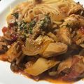 Faiza's cooksnap of when they made 簡単！鶏肉のトマト煮込み♪.
