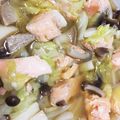 クッキングりな's cooksnap of when they made 鮭とキャベツの白だし煮物.