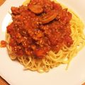 おかゆ。's cooksnap of when they made 大好き✿スパゲッティーミートソース.