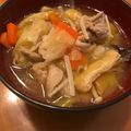 moeha☆'s cooksnap of when they made 【汁物】秋の味覚凝縮♡具だくさん豚汁.