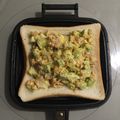 料理インコ's cooksnap of when they made アボカドとサーモンのタルタルサンド.
