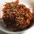 ま、みい♡'s cooksnap of when they made にんじんのきんぴら.