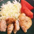 クックQSHI94☆'s cooksnap of when they made 節約おかずにレモン香るささみのバター焼き.