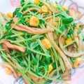 Cook★Robin's cooksnap of when they made ☆簡単♪豆苗とコーンのバター醤油炒め☆.