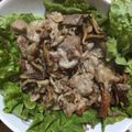 ⑤児の母's cooksnap of when they made 豚コマバターしょうゆ焼き.