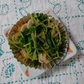 イチゴ、イチゴ。's cooksnap of when they made ❀お弁当に❀豆苗と竹輪のめんつゆ合え.