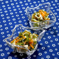 ｍａｒｉ♪'s cooksnap of when they made えのき茸とめかぶの彩り野菜梅肉和え.