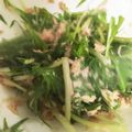 みかん0307's cooksnap of when they made 超簡単！水菜とツナのオリーブオイル和え.