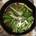 ぽぽきゅ's cooksnap of when they made 舞茸とニラのお味噌汁.
