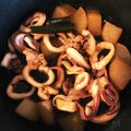 つよし36's cooksnap of when they made 冷めても美味しい★イカ大根★.