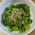 若葉にゃん's cooksnap of when they made パッと一品！わさび菜のサラダおひたし.