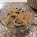 夢みるカエル's cooksnap of when they made レンジで簡単。もやしと小松菜のナムル和え.