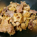 クックM9QK5O☆'s cooksnap of when they made れんこんとごぼうと豚肉のきんぴら.