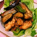 show3mam's cooksnap of when they made 鶏もも肉となすの柚子胡椒ポン酢炒め.