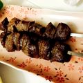 maijiro's cooksnap of when they made 肉肉しい牛ハラミ肉の串焼き.