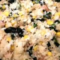 ひまママ43's cooksnap of when they made 残りご飯で！リゾット？ピラフ？チーズ飯♡.