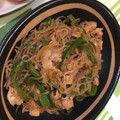 makosaka's cooksnap of when they made しらたきとピーマンと豚肉の炒め煮.