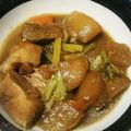 はるりひょん's cooksnap of when they made 豚肩肉と大根の味噌煮.