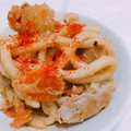 はるひまる's cooksnap of when they made ちゃんちゃん焼きの余りで焼きうどん.