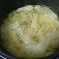 TaniYuri's cooksnap of when they made ズボラさんの野菜たっぷり中華風スープ.