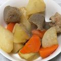 azena's cooksnap of when they made 大根 にんじん 鶏肉のほっこり煮物.