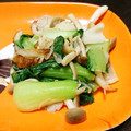 まきまっきぃ☆'s cooksnap of when they made 青梗菜とちくわの中華塩炒め.
