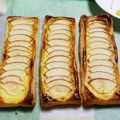 ☆りぼんちゃん☆'s cooksnap of when they made パイシートで林檎と柿のカスタードパイ♪.