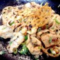 たろべえ2000's cooksnap of when they made 豚肉とレンコンの梅肉炒め.