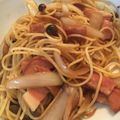 筋肉リズミカル's cooksnap of when they made しめじとベーコンの和風パスタ.