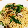 しょこです's cooksnap of when they made 釜揚げ桜海老と菜の花のパスタ.