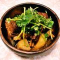 茅ヶ崎育ち's cooksnap of when they made 圧力鍋スペアリブとじゃが芋の中華風味噌煮.