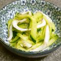卯月のうさぎ２０１４'s cooksnap of when they made 簡単！キュウリとイカのナムル風♪.