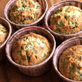 Miiyasusho's cooksnap of when they made ほうれん草のマフィン.
