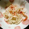 たなぴー's cooksnap of when they made 大根かにかまの酢もの.