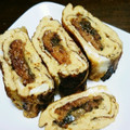 ameうめ's cooksnap of when they made 簡単冷えても美味しいう巻き(鰻玉子巻き).