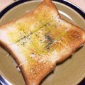 ステルトミチル's cooksnap of when they made オリーブオイルで簡単トースト☆忙しい朝に.