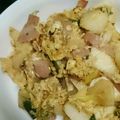はるかのはは's cooksnap of when they made 長芋とベーコンの玉子炒(日曜の朝ごはん）.
