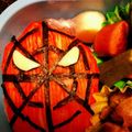 アブシンベル's cooksnap of when they made スパイダーマンキャラ弁♡子供の日に！.