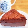 I♥cat's cooksnap of when they made 魔法のケーキ★チョコレートマジックケーキ.